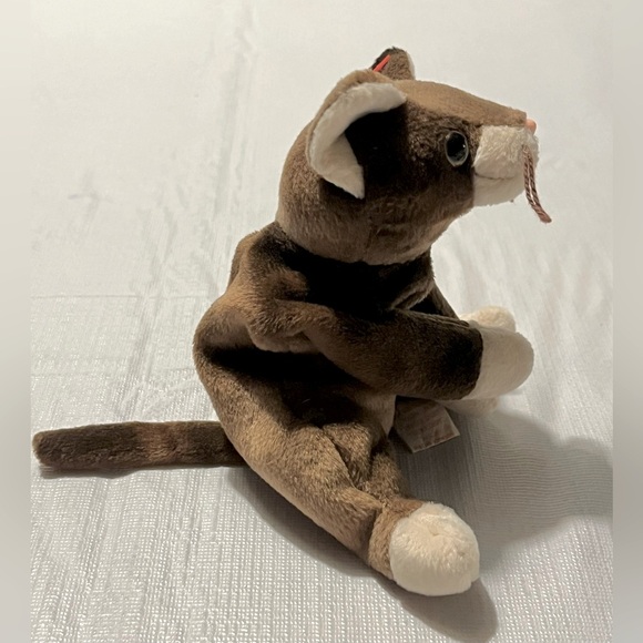 Ty Beanie Babies Pounce The Cat Beanie Baby 1997 Kitty - Picture 7 of 14